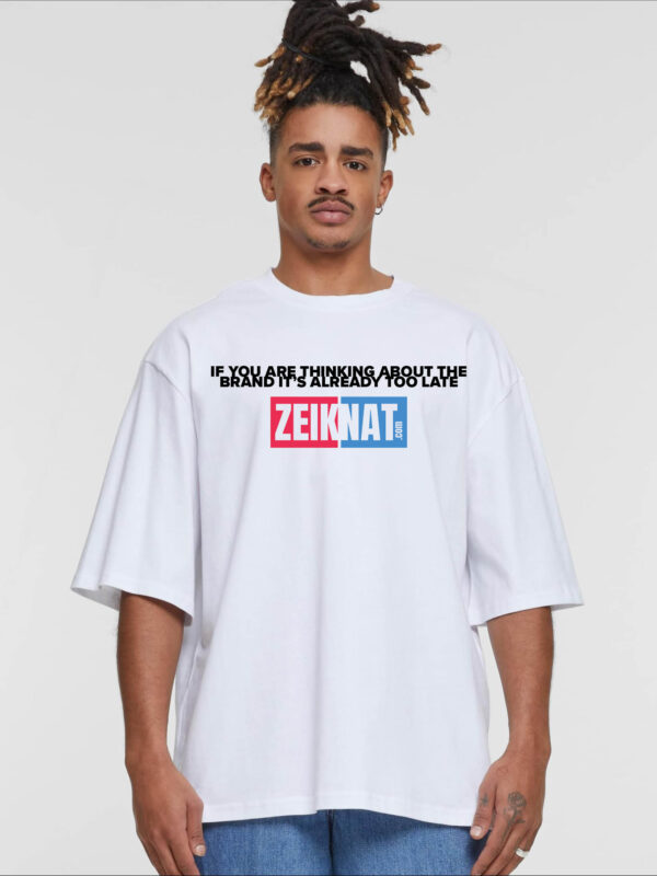 T-shirt oversized wit - If you are thinking