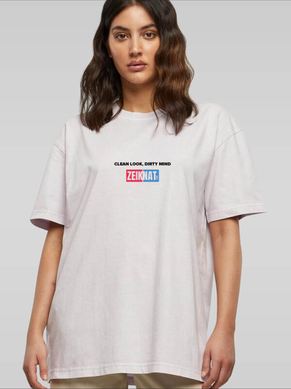 T-shirt oversized wit - Clean look, dirty mind