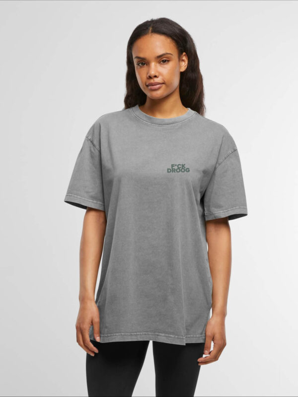 T-shirt grijs - f*ck droog