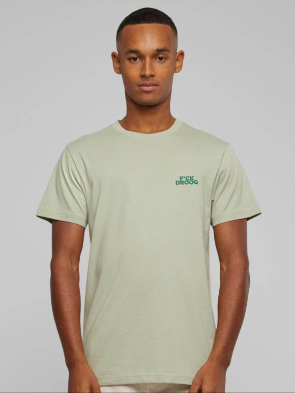 T-shirt lichtgroen - F*ck droog