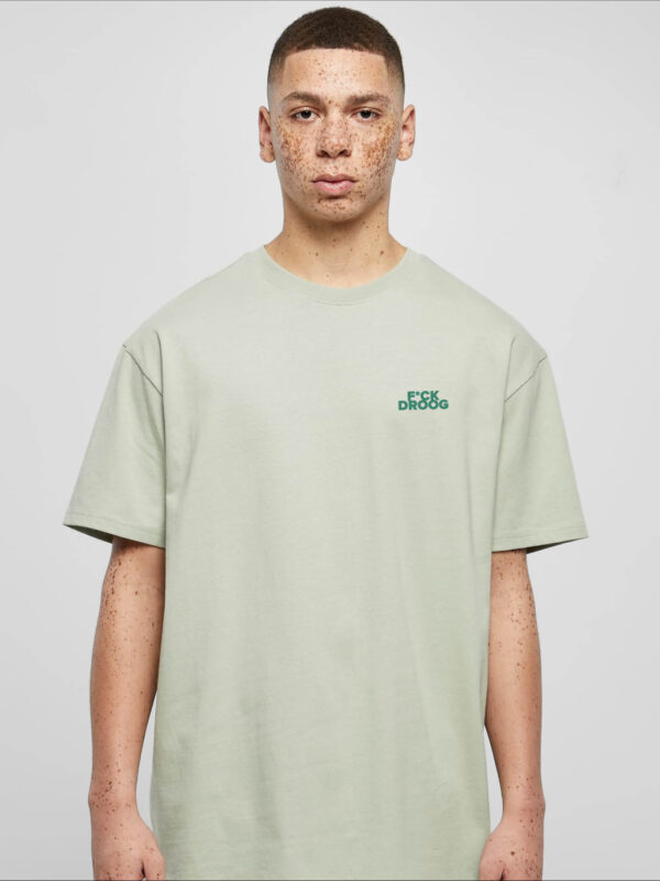 T-shirt oversized zand - F*ck droog