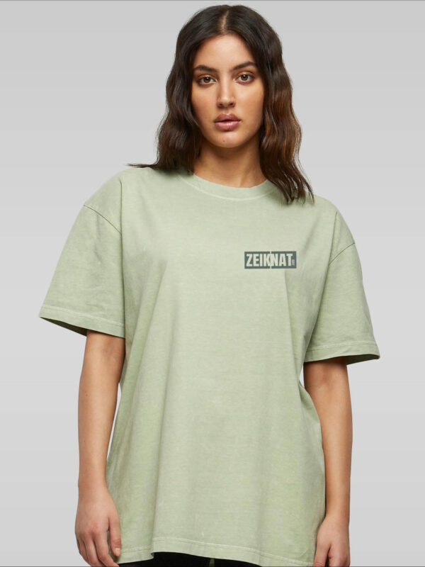 T-shirt oversized groen - Zeiknat