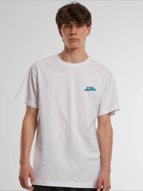 T-shirt wit - F*ck droog